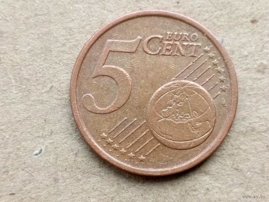 Германия 5 евроцентов, 2002 "A". (Н)