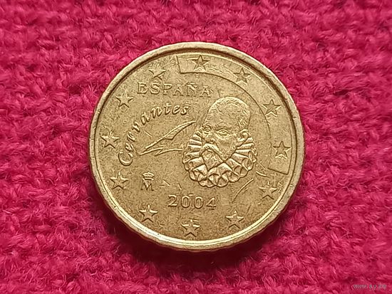 Испания 10 евроцентов 2004 г.