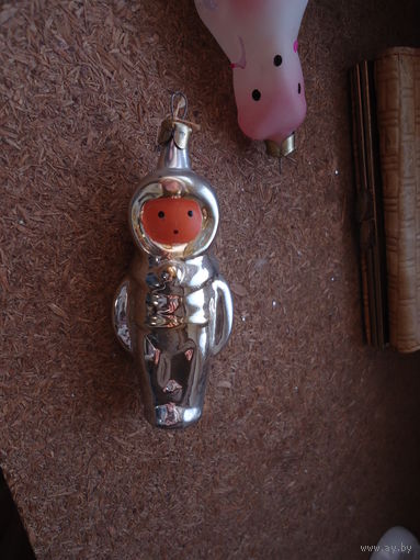 Елочная игрушка Космонавт  СССР