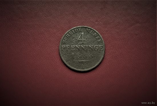 4 ПФЕНИНГА 1868г. ПРУССИЯ.
