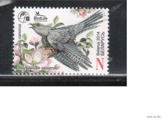Беларусь-2014,(Мих.1003)  Фауна, Птица года