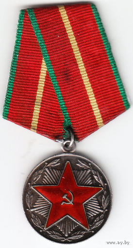 Выслуга 20 лет ВС серебро