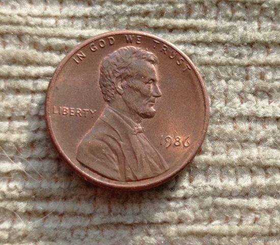 Werty71 США 1 цент 1986