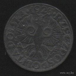 Польша. Генерал- губернаторство. 20 грошей 1923. Цинк
