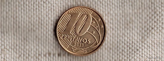 Бразилия 10 сентаво 2013/(Qu)