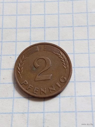 2 пфеннига 1950 года