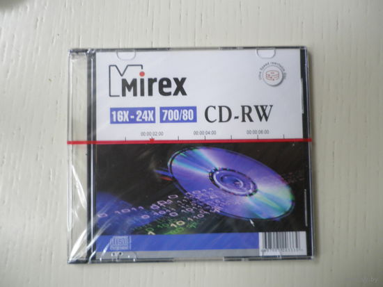 Диск CD RW в упаковке.