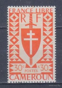 [1445] Французские колонии. Камерун 1942. Свободная Франция.30с. МН