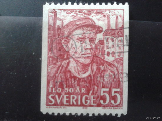 Швеция 1969 50 лет межд. организации труда