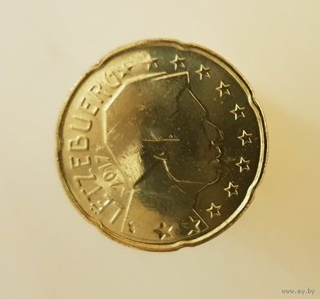 20 евроцентов 2017 Люксембург UNC из ролла