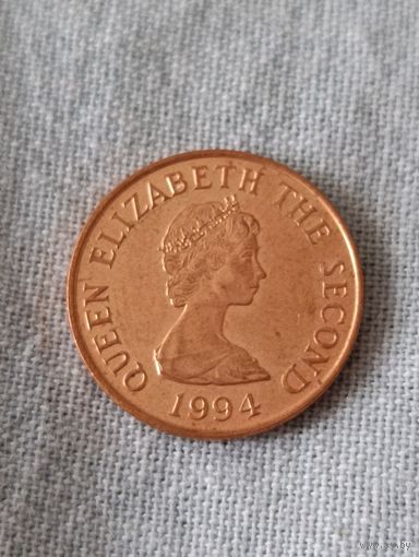 Великобритания. 1 пенни 1994 года. Джерси. (4)