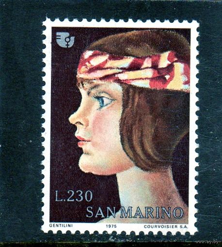 Сан-Марино.Ми-1101.Международный год женщин. 1975.