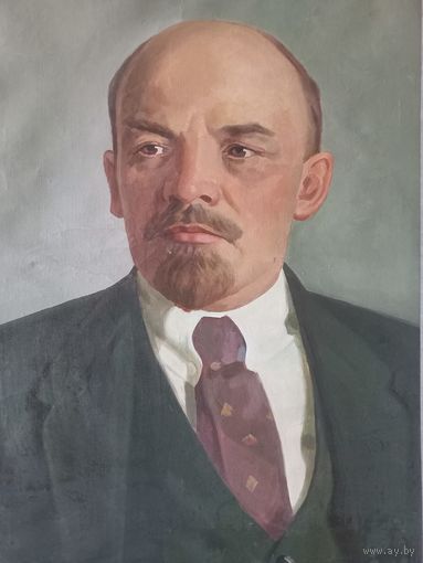 Картина Ленин. Холст, масло 55*75 см.