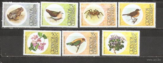 ФФ2 Гренада Гренадины 1976 Фауна