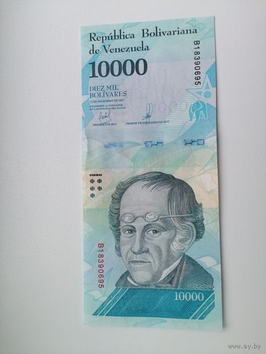 Венесуэла 10000 UNC c рубля