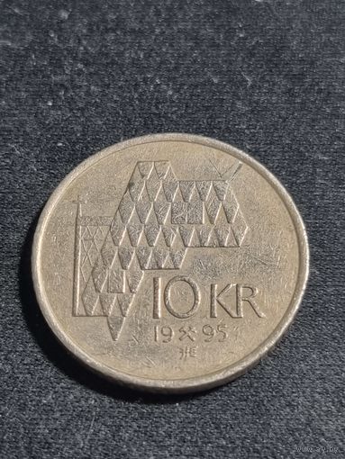 Норвегия 10 крон 1995