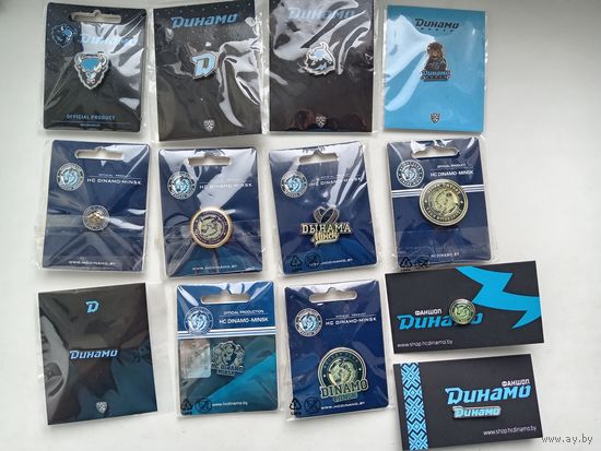 Динамо Минск Х.К. КХЛ значки цена за 1 знак