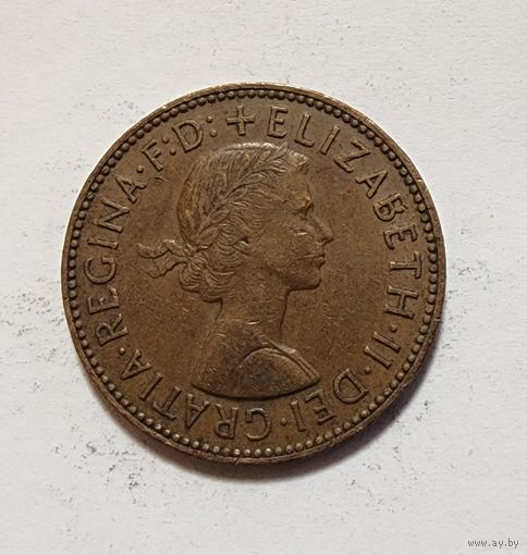 Великобритания 1/2 пенни, 1963