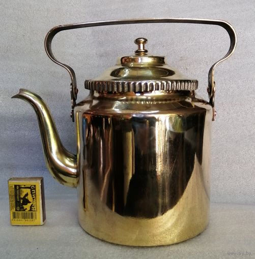 Латунный чайник на 2,5л., 1950г.