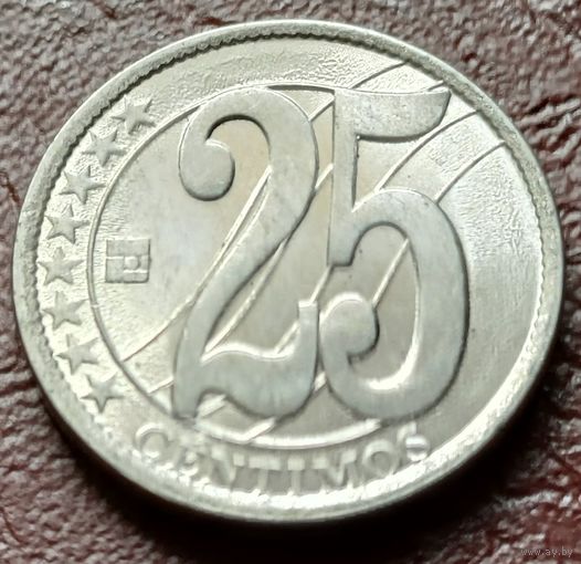Венесуэла 25 сентимо, 2007    ( 2-1-4 )