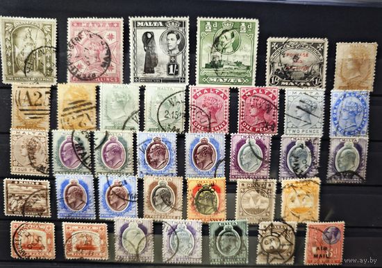 Великобритания Kolonie лот.Malta