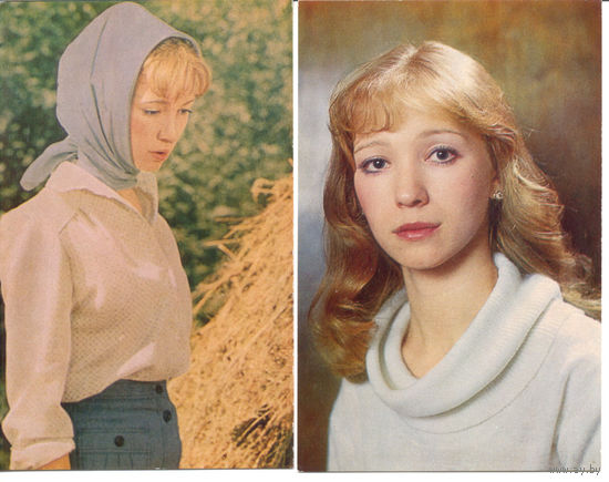 Актеры советского кино. Набор "Представляем молодых" (вып. 2). 1983 год. Тир. 200 тыс.