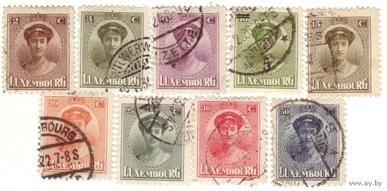 Люксембург 1921 Шарлотта Стандарт 9 марок