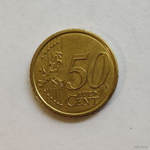 Ватикан 50 евроцентов 2017 г.