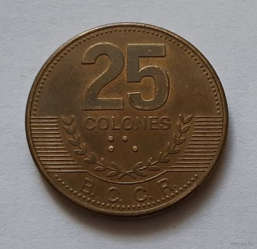25 колон 2007 г. Коста-Рика
