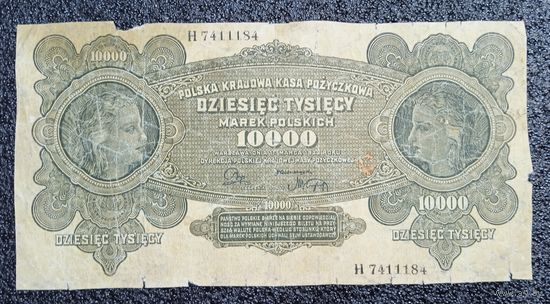 10000 марок Польша 1922 г.