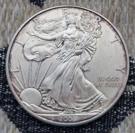 США 1 доллар 2009 года, UNC. Серебро! Сторгуй за свою цену, предложи обмен! Y200