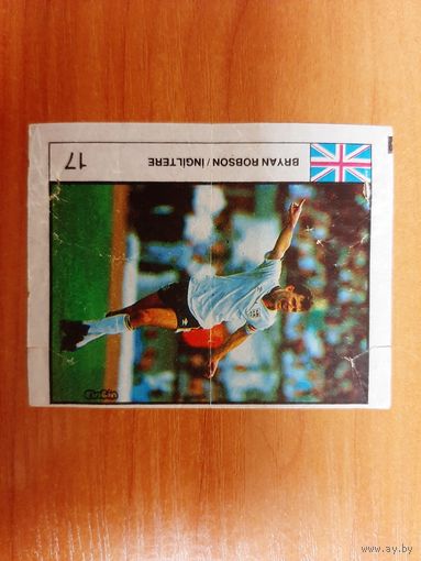 Вкладыш от жвачки Cin Cin Чин Чин Футбол 17 (перепутан флаг). Состояние нормальное.