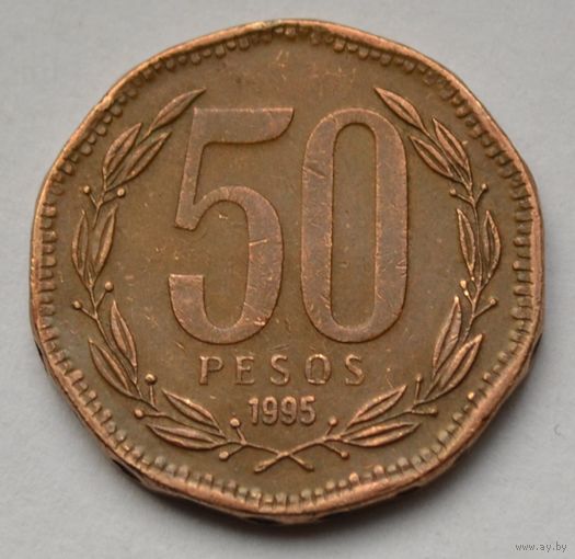 Чили 50 песо, 1995 г.