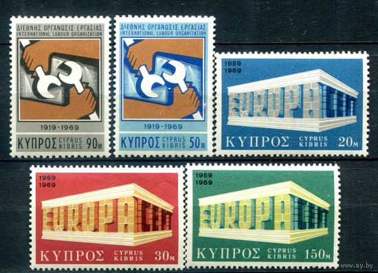 Кипр - 1969г. - 2 полные серии - 5 марок - MH. #4-B6-120-A-2