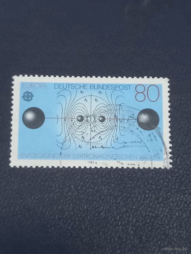 Германия 1983 год. Открытие электромагнитных волн