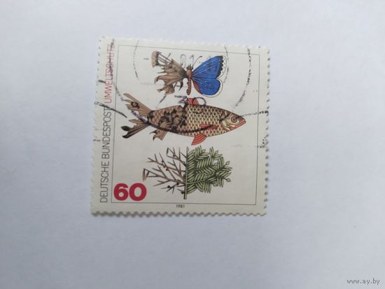 ФРГ 1981 рыба