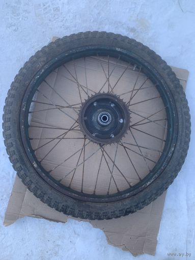 Заднее колесо мотоцикла м1а,м1м,к 125,125 м,к 55,к к8