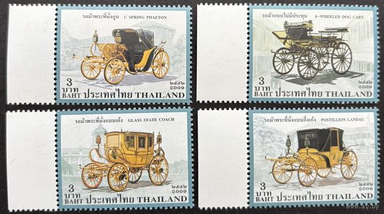Марки Таиланд 2000 Старинные экипажи MNH