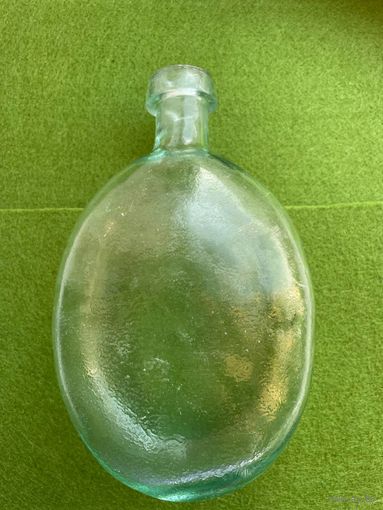 Русская стеклянная фляга ребристая (РИА)(ПМВ)(Предлагайте цену)