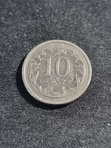 Польша 10 грошей 2018