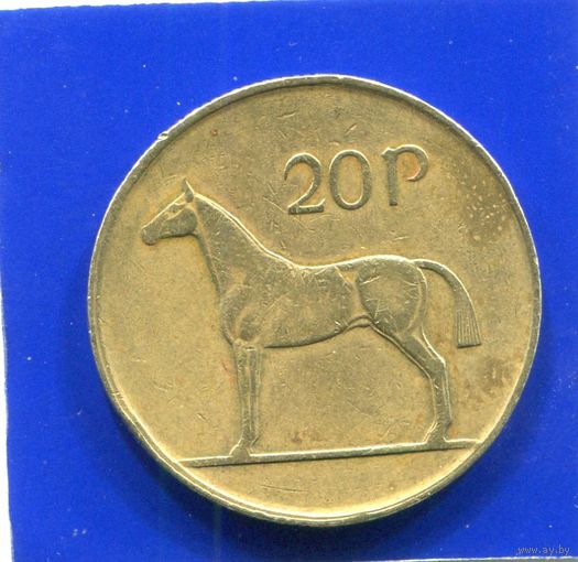 Ирландия 20 пенсов 1986