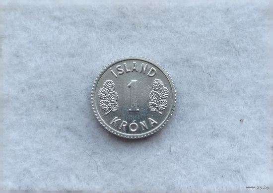 Werty71 Исландия 1 крона 1978