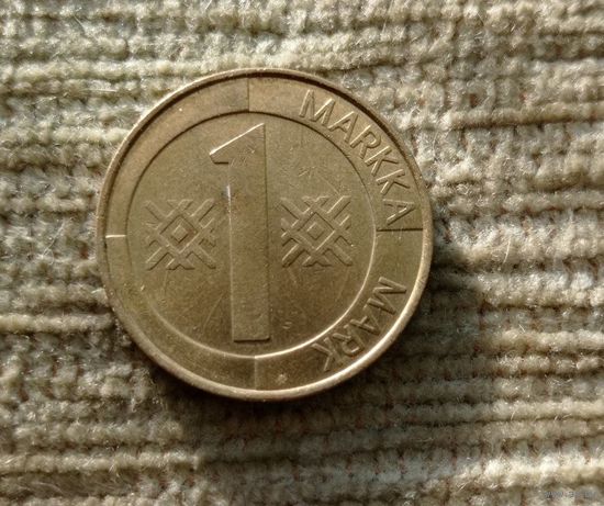 Werty71 Финляндия 1 марка 1993