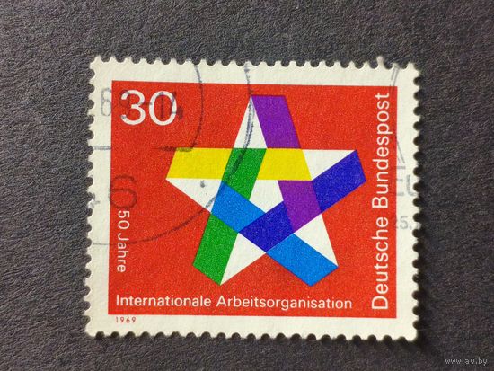 Германия 1969. 50-летие Международной организации труда. Полная серия