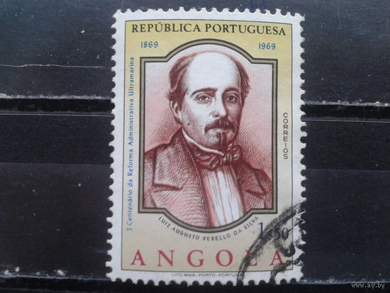 Ангола, колония Португалии, 1969. 100 лет административной реформы заморских провинций, Луис ла Силва