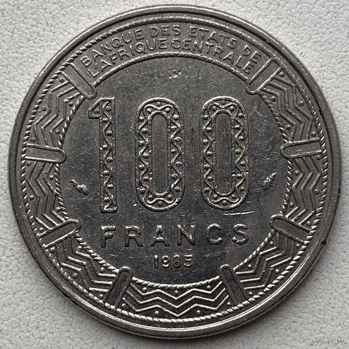Габон 100 франков 1985 г.