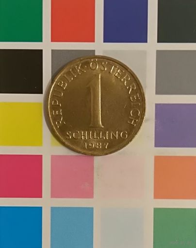 Австрия 1 шиллинг 1987