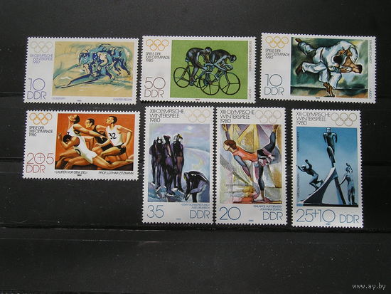 ГДР 1980, Зимние + Летние Олимпийские игры