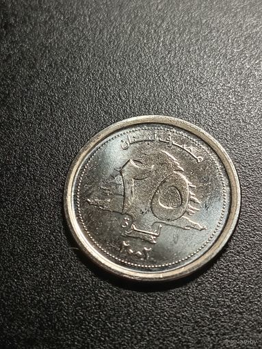 Ливан 25 ливров 2002 г.