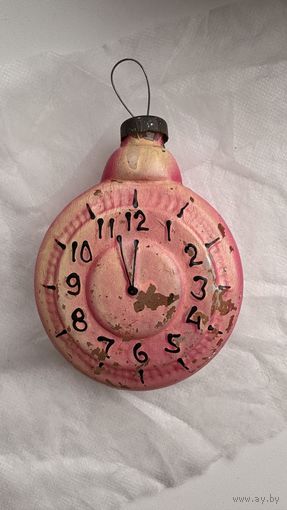 Кремлевские часы Елочная игрушка СССР